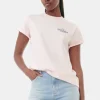 GANNI Plus Size Klær | T-skjorter<Basic Jersey Palm Trees Relaxed-T-skjorte Lotus
