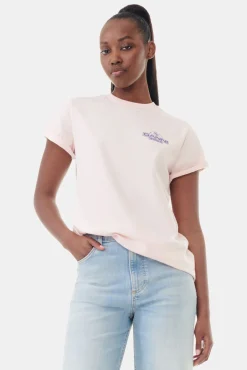 GANNI Plus Size Klær | T-skjorter<Basic Jersey Palm Trees Relaxed-T-skjorte Lotus