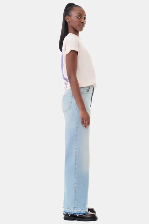 GANNI Plus Size Klær | T-skjorter<Basic Jersey Palm Trees Relaxed-T-skjorte Lotus