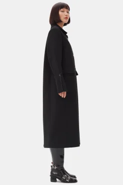 GANNI Kåper & Jakker<Bonded Crepe-kåpe Black