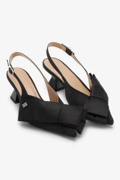 GANNI Sko | Hæler<Bow Kitten Heel-pumps Black