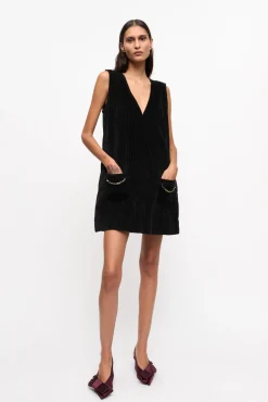 GANNI Sett | Festklær<Corduroy Mini-skjørt Black