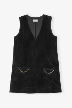 GANNI Sett | Festklær<Corduroy Mini-skjørt Black