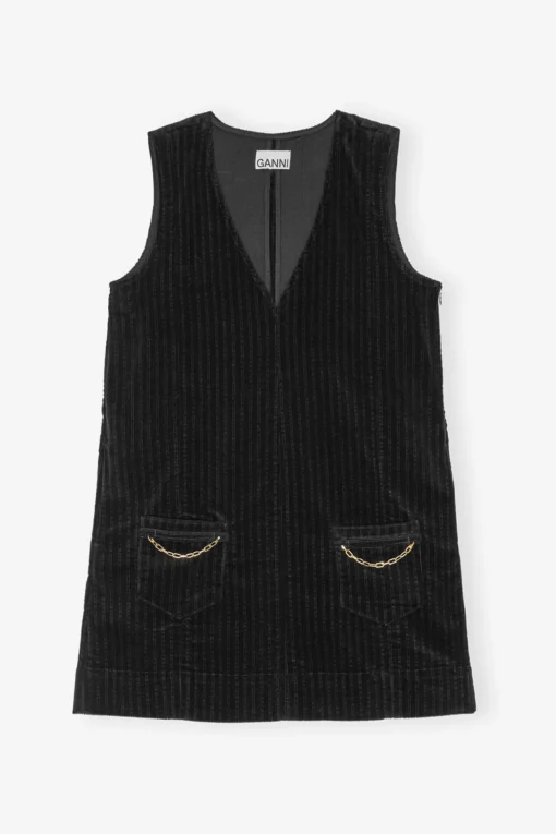 GANNI Sett | Festklær<Corduroy Mini-skjørt Black