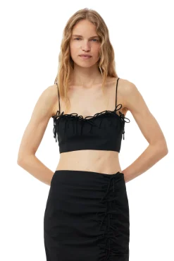 GANNI Sett | Skjørt<Drapey Melange Midi-skjørt Black