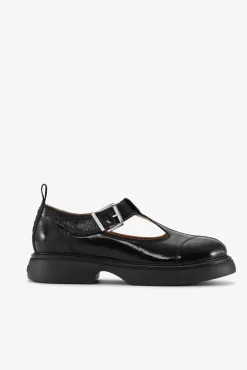 GANNI Sko | Flate Sko<Black Everyday Buckle Mary Jane Shoes Black/Black