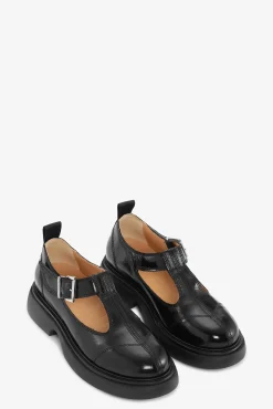 GANNI Sko | Flate Sko<Black Everyday Buckle Mary Jane Shoes Black/Black