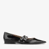 GANNI Sko | Ballerinasko<Eyelets-ballerinasko Black