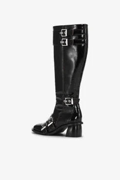 GANNI Sko | Boots<Feminine Buckle High-boots Black