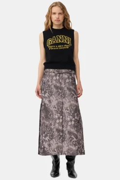 GANNI Plus Size Klær | Ganni Exclusives<Graphic-vest Black