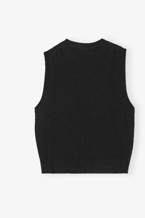 GANNI Plus Size Klær | Ganni Exclusives<Graphic-vest Black