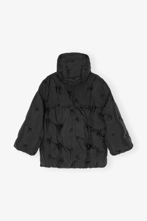 GANNI Plus Size Klær | Kåper & Jakker<Midi Tech Puffer-jakke Black