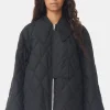 GANNI Kåper & Jakker<Ripstop Quilt-jakke Black