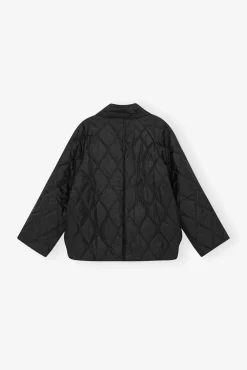 GANNI Kåper & Jakker<Ripstop Quilt-jakke Black