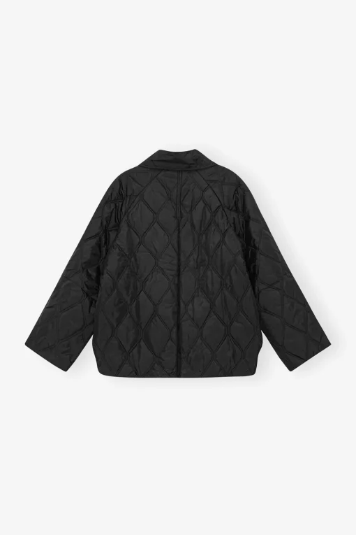 GANNI Kåper & Jakker<Ripstop Quilt-jakke Black