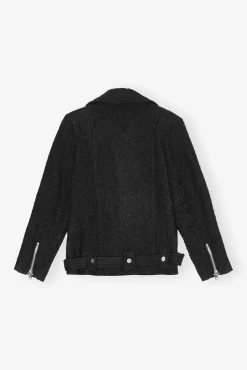 GANNI Ganni Exclusives | Kåper & Jakker<Textured Boucle Wool-jakke Black