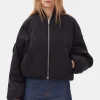 GANNI Kåper & Jakker<Twill Oversized Short-bomberjakke Black