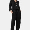 GANNI Ganni Exclusives | Sett<Washed Satin Pocket-bukser Black