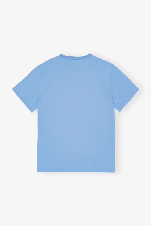GANNI Plus Size Klær | T-skjorter<Blue Basic Jersey Tiger Relaxed-T-skjorte BlissfulBlue