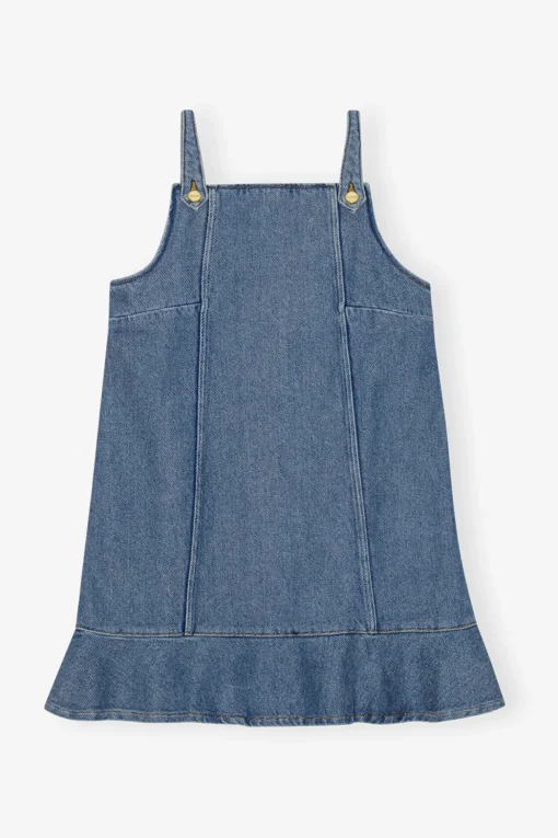 GANNI Denimklær | Kjoler<Blue Denim Mini-kjole TintWash