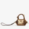 GANNI Nøkkelringer | Mini Vesker<Metallic Nano Bou Bag Bronze