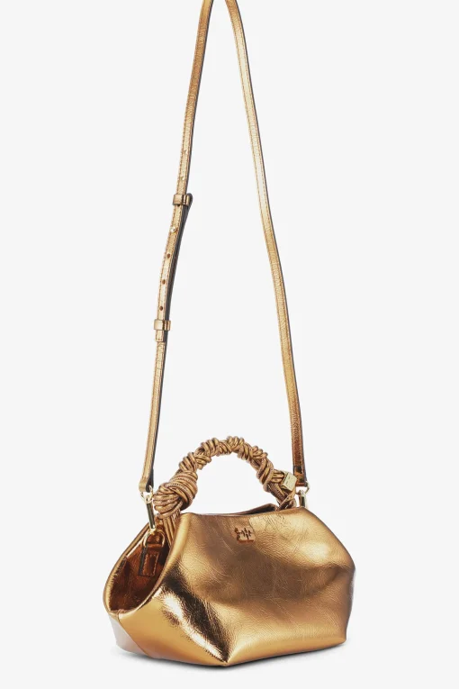 GANNI Crossbody Vesker | Håndvesker<Metallic Small Bou Bag Bronze