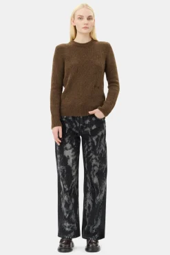 GANNI Trending Now | Strikkeplagg<Brown-genser RainDrum
