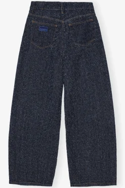 GANNI Sett | Jeans<Dark Blue Fluffy Wide-jeans Rinse