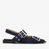 GANNI Sko | Ballerinasko<Denim Feminine Buckle-ballerinasko DarkNavy