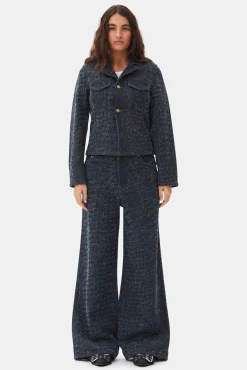 GANNI Sko | Ballerinasko<Denim Feminine Buckle-ballerinasko DarkNavy
