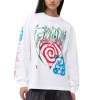 GANNI Fabrics Of The Future<Future Heavy Jersey Long Sleeve-T-skjorte BrightWhite