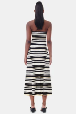 GANNI Fabrics Of The Future | Plus Size Klær<Future Rib Halterneck-topp Multicolour