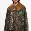 GANNI Kåper & Jakker<x Barbour Print Waxed-anorakk Leopard
