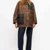 GANNI Trending Now | Kåper & Jakker<x Barbour Waxed-duffelcoat Teak