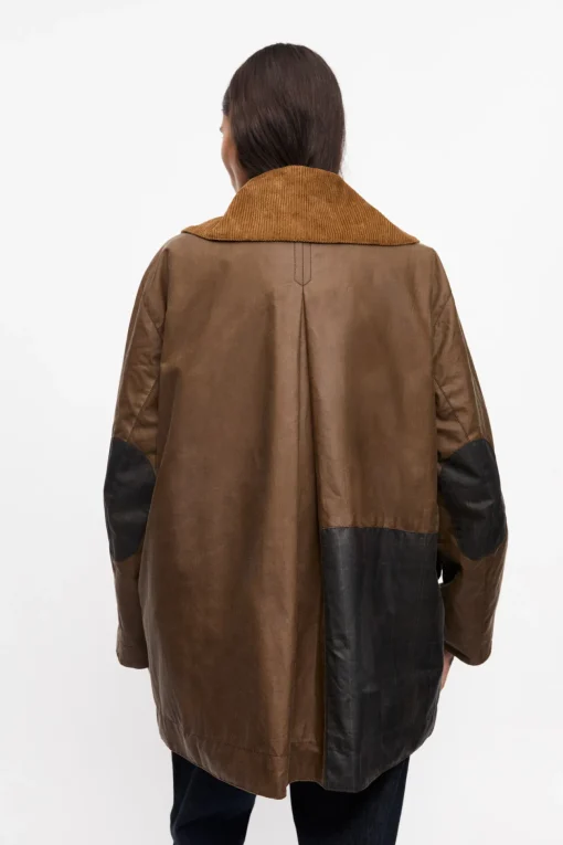 GANNI Trending Now | Kåper & Jakker<x Barbour Waxed-duffelcoat Teak