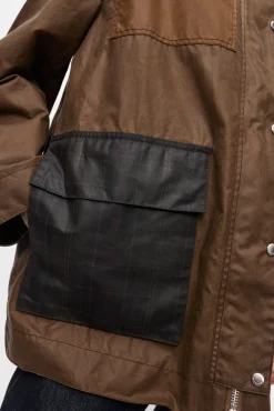 GANNI Trending Now | Kåper & Jakker<x Barbour Waxed-duffelcoat Teak