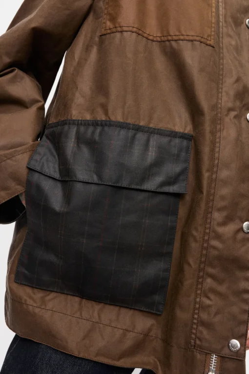 GANNI Trending Now | Kåper & Jakker<x Barbour Waxed-duffelcoat Teak