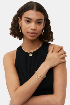 GANNI Ganni Exclusives<X VENEDA CARTER NECKLACE Gold