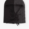 GANNI Skjerf | Hatter<Grey and Black Cashmere Mix Balaclava Phantom
