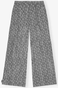 GANNI Sett | Festklær<Grey Jacquard Cargo-bukser SmokedPearl