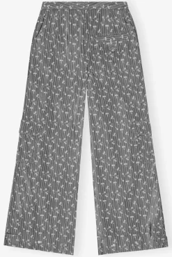GANNI Sett | Festklær<Grey Jacquard Cargo-bukser SmokedPearl