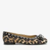 GANNI Sko | Ballerinasko<Leopard Eyelet Bow-ballerinasko LeopardPrint