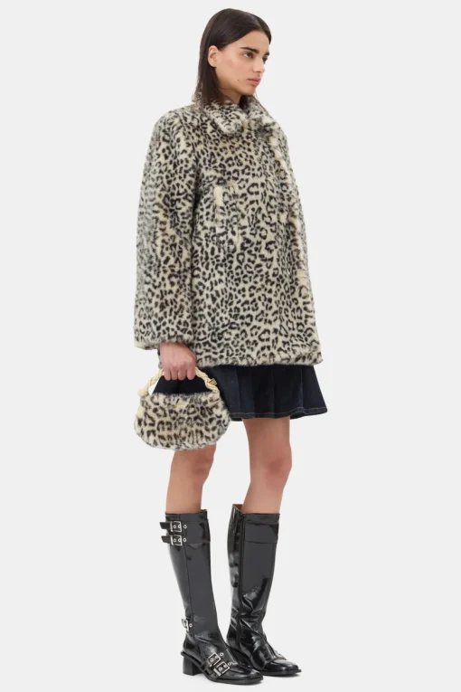 GANNI Crossbody Vesker | Håndvesker<Fur Mini Bou Bag Leopard