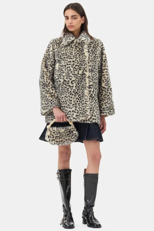 GANNI Crossbody Vesker | Håndvesker<Fur Mini Bou Bag Leopard