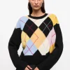 GANNI Ganni Exclusives | Strikkeplagg<Harlequin-genser Multicolour