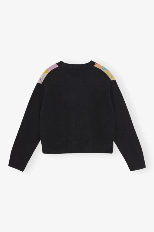 GANNI Ganni Exclusives | Strikkeplagg<Harlequin-genser Multicolour