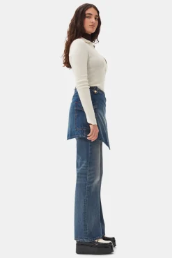 GANNI Ganni Exclusives | Strikkeplagg<Off-white Knitted-poloskjorte Egret