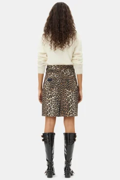 GANNI Ganni Exclusives | Strikkeplagg<Off-white Tie String-cardigan Egret