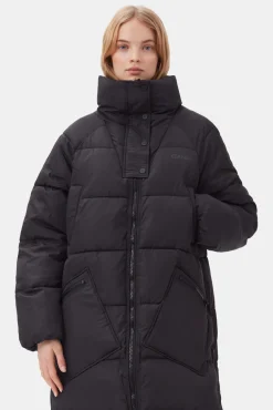 GANNI Kåper & Jakker | Dunjakker<Oversized Tech Puffer Coat Phantom