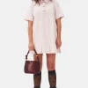 GANNI Sett | Denimklær<Pink Denim Mini-kjole ChalkPink